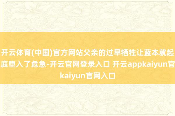 开云体育(中国)官方网站父亲的过早牺牲让蓝本就起劲的家庭堕入了危急-开云官网登录入口 开云appkaiyun官网入口